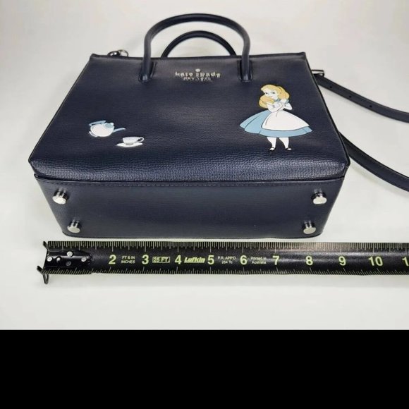 disney x kate spade new york alice in wonderland shopper crossbody bag - Picture 3 of 8